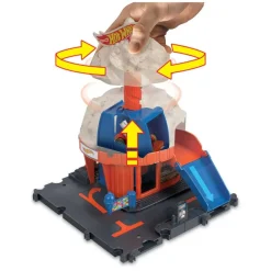Hot Wheels - Pista de carreras City Tienda de helados con 1 vehículo incluido ㅤ