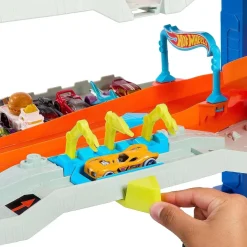 Hot Wheels - Pista de coches de juguete con garaje definitivo y dragón, 4 niveles, incluye 2 vehículos ㅤ