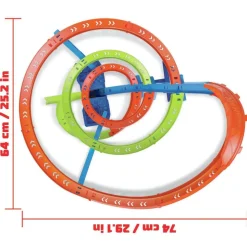 Hot Wheels - Pista de coches con espiral rápida y choques Hot Wheels Action ㅤ