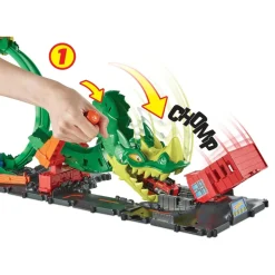Hot Wheels - Pista dragón furioso en la ciudad