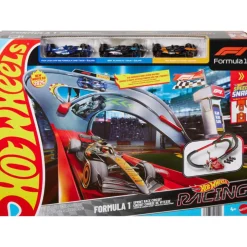 Hot Wheels Racing F1 + 3 coches