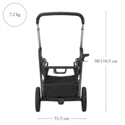 Inglesina - Trio Aptica Darwin recline + chasis Paladio - Velvet grey