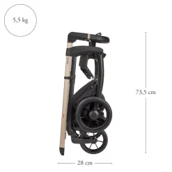 Inglesina - Trio system4 Electa Darwin - Color Battery beige + Chasis Iridio black