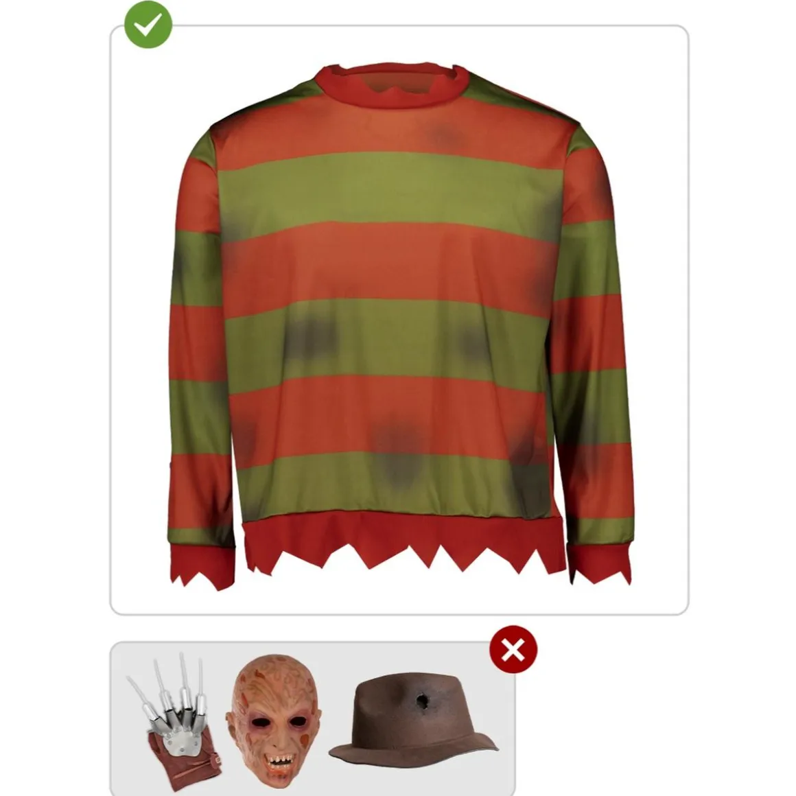 Jersey de Freddy Krueger M Pesadilla en Elm Street
