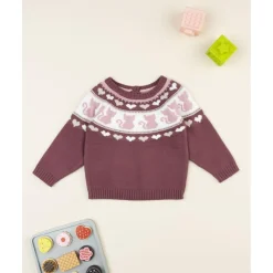 Jersey niña rosa con gatitos