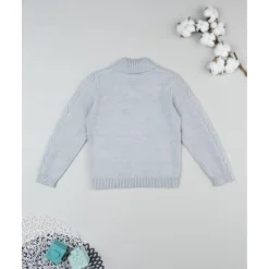 Jersey tricot niño gris