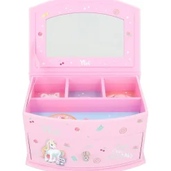 Joyero pequeño Ylvi rosa