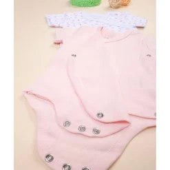 Juego de 2 bodies rosa y blanco con la inscripción Mommy's Princess