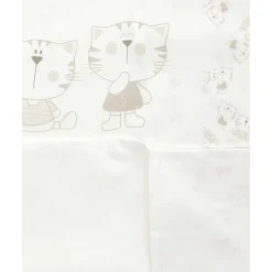 Juego de cama de 3 piezas con estampado de animalitos