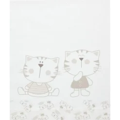 Juego de cama de 3 piezas con estampado de animalitos