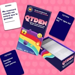 Juego de mesa QTDEN con cartas y tablero ㅤ
