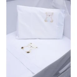 Juego de Sábanas Cuna 3 Piezas "Osito Azul" (Niño)