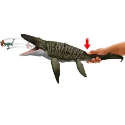 Jurassic World - Mosasaurus “Bite ’N Blast” con mini Dilophosaurus
