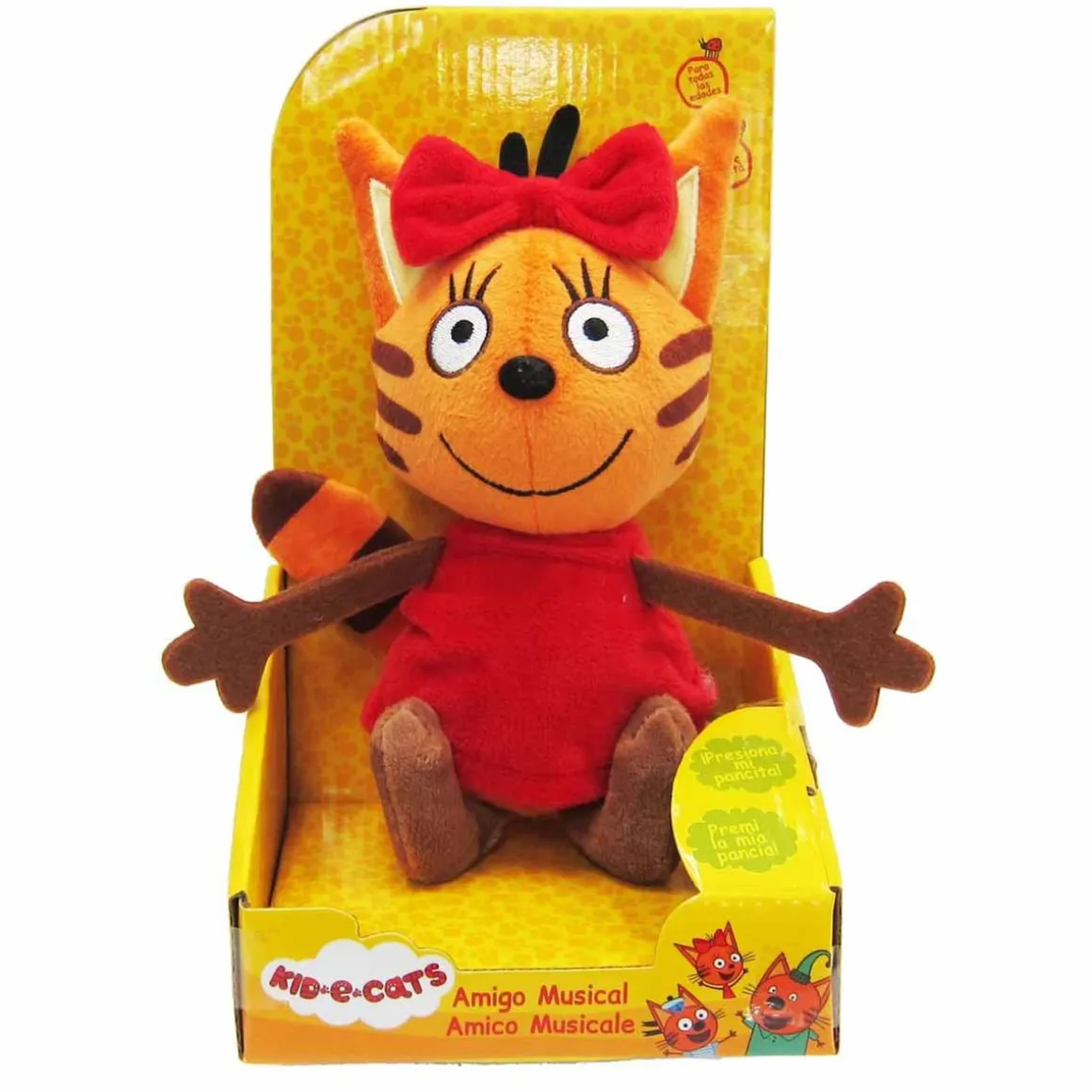 Kid-e-Cats - Peluche musical 20 cm (varios modelos)