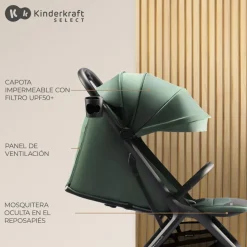 Kinderkraft - Silla de paseo Nubi 2 Cloudy Grey