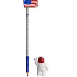 Legami - Set de escritorio lunar - 2 gomas y un lápiz ㅤ