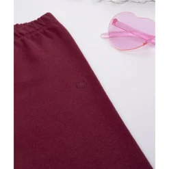 Legging de niña burdeos