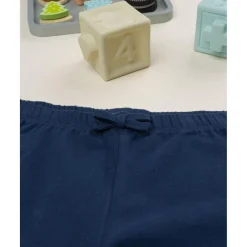 Leggings azul niña con flores