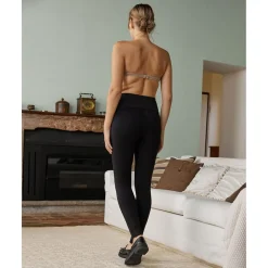 Leggings premamá con banda alta en la cintura
