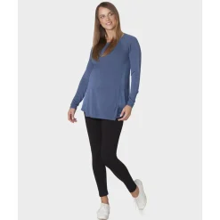 Leggings Premamá Negros de Soporte Suave