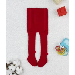 Leotardo rojo niña con lazo