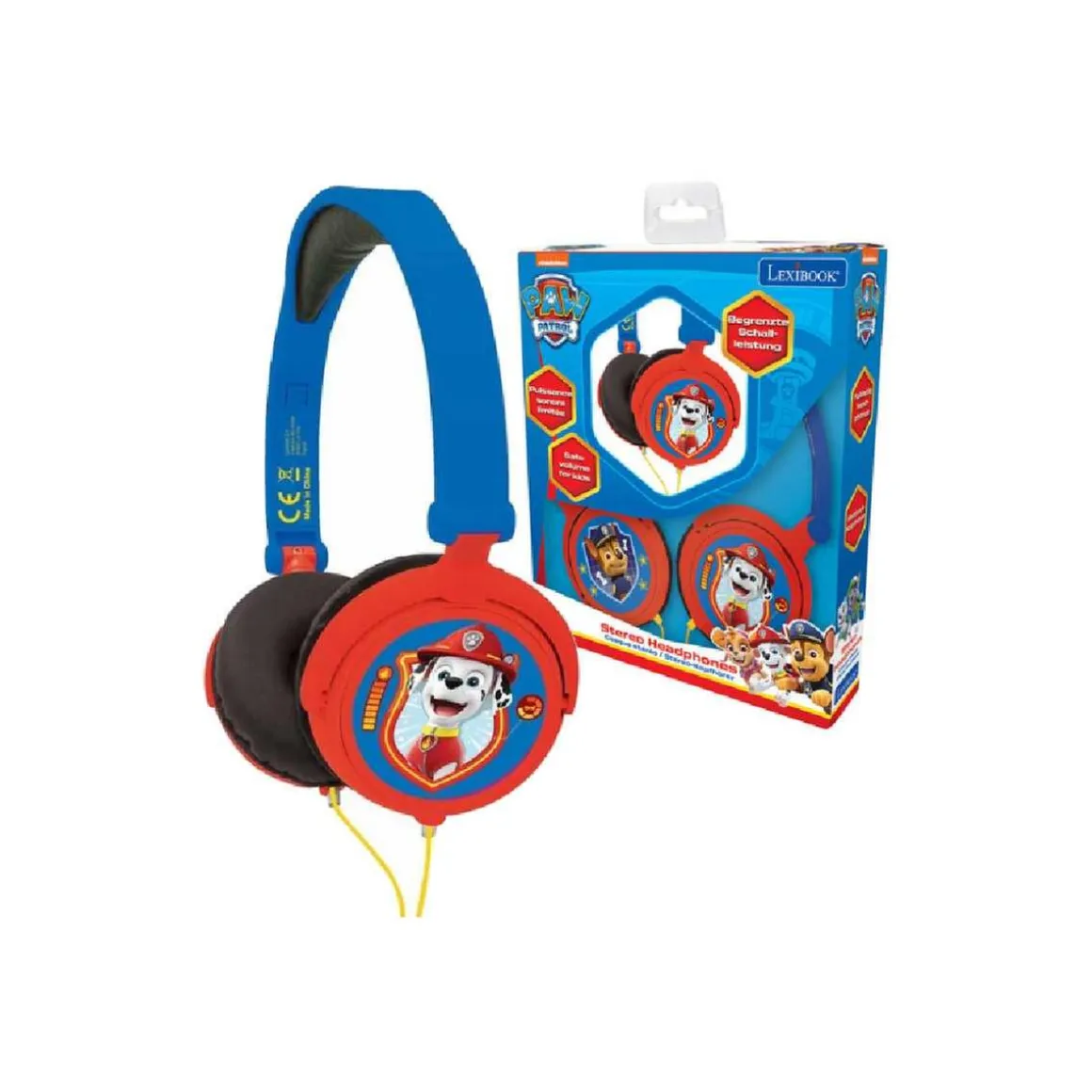 Lexibook - Patrulla Canina - Auriculares plegables