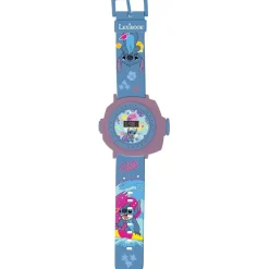 Lexibook - Reloj proyector digital Stitch Disney