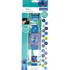 Lexibook - Reloj proyector digital Stitch Disney