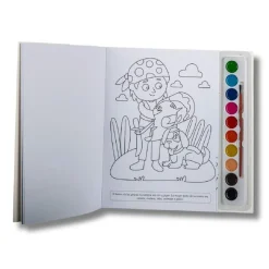 Libro para colorear con acuarelas (varios modelos)