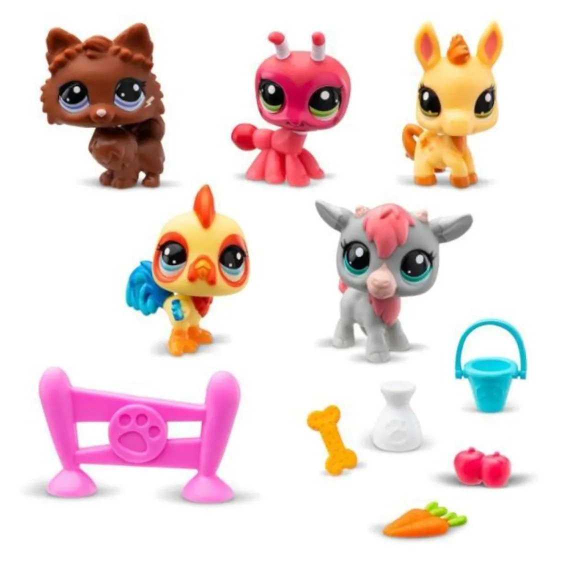 Littlest Pet Shop - Colección 5 figuras con accesorios (varios modelos)