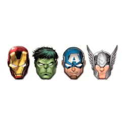 Los Vengadores - Pack 6 Máscaras