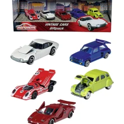 Majorette - Pack de 5 coches vintage coleccionables, modelos y colores surtidos ㅤ