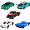 Majorette - Pack de 5 coches de metal Porsche, escala 1:64 con partes de apertura ㅤ