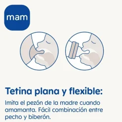 Mam - Biberón Easy Start anticólicos 320ml Azul