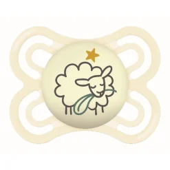 Mam - Chupete Perfect Night silicona brillante 2-6 meses neutro