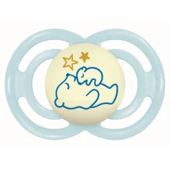 Mam - Chupete Perfect Night silicona brillante +16 meses azul