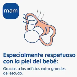 Mam - Chupete Supreme silicona +6 meses - Neutro