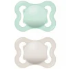 Mam - Pack 2 chupetes Supreme silicona mate 2-6 meses neutro