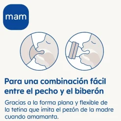 Mam - Pack 2 tetinas silicona nº 1