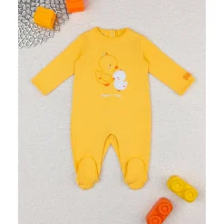 Mameluco unisex amarillo baby smile