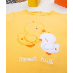 Mameluco unisex amarillo baby smile