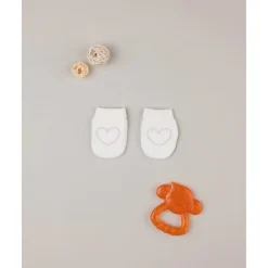 Manoplas para niña "Corazón"