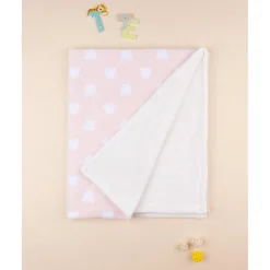 Manta de Cama de Forro Polar Niña Rosa