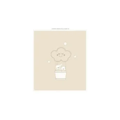 Manta de chenilla para cuna/carrito