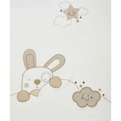 Manta de Cuna con Bordado "Perrito"