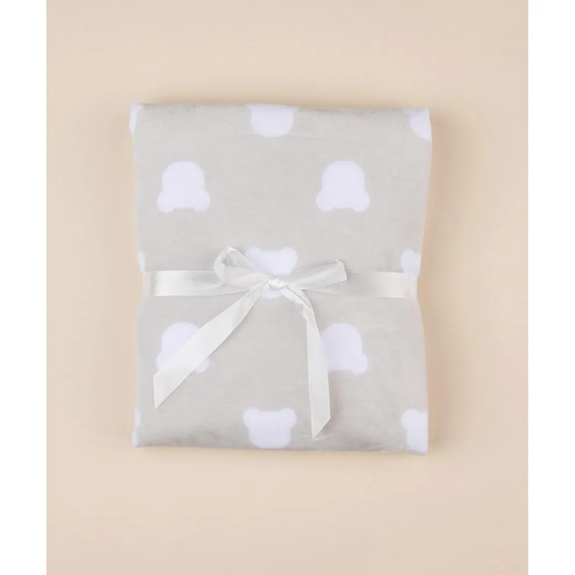 Manta de Cuna de Forro Polar Unisex Gris