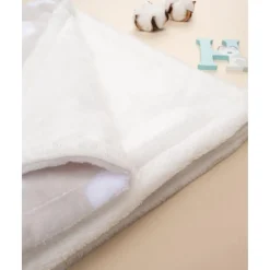 Manta de Cuna de Forro Polar Unisex Gris