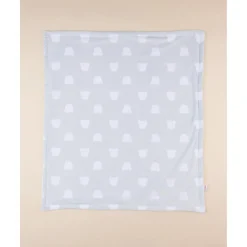 Manta de Cuna de Forro Polar Niño Azul