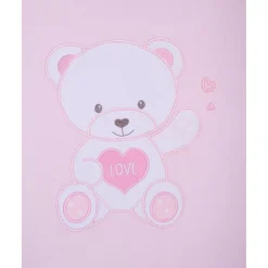 Manta de verano Osito - Rosa