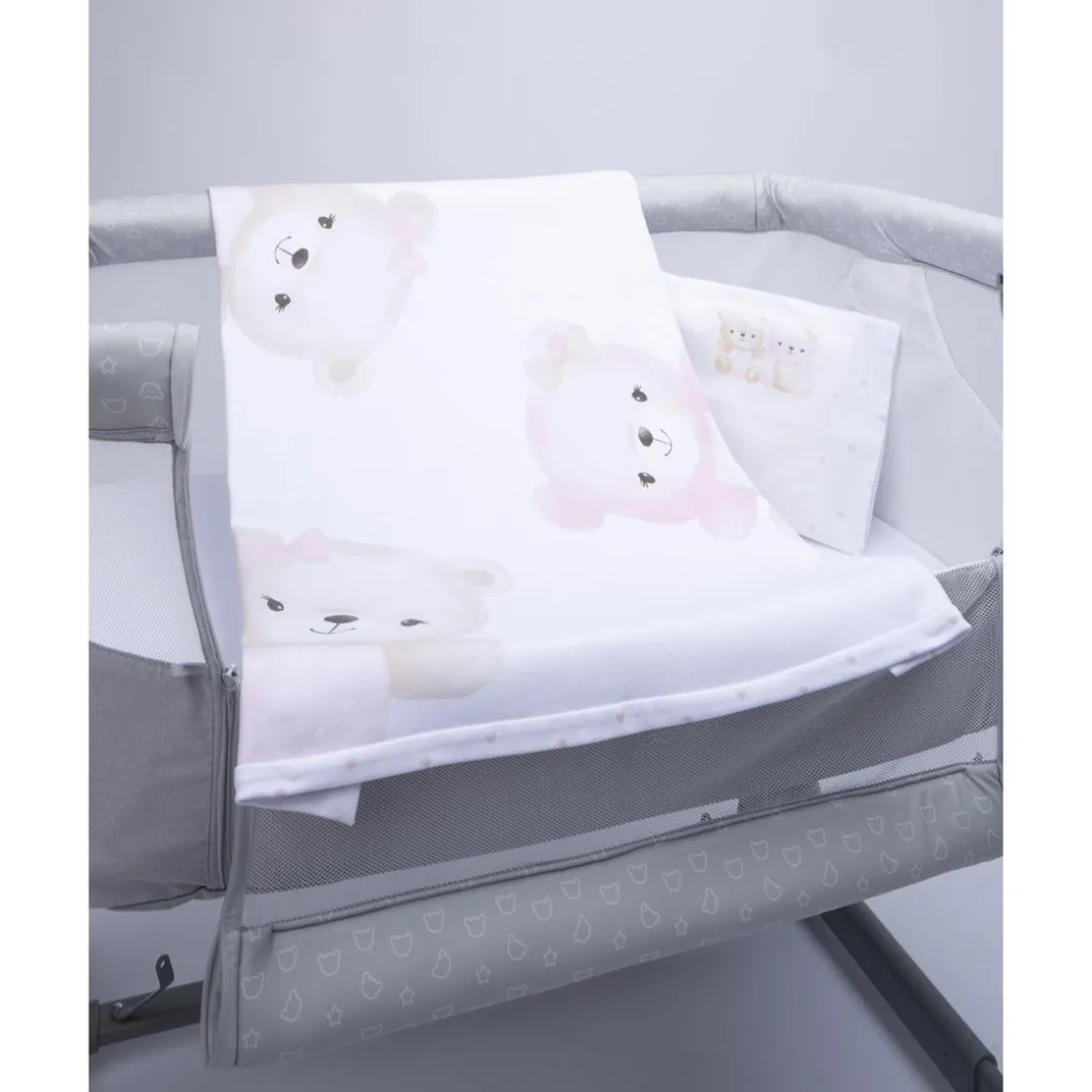 Manta de Verano para Cuna con Ositos (Niña)